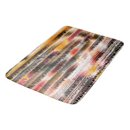 Alfombrilla De Baño Resumen a rayas de papel escarpado