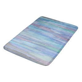 Alfombrilla De Baño Resumen azul: enero por la mañana