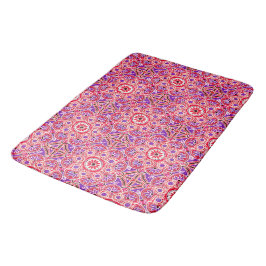 Alfombrilla De Baño Resumen bohemio rojo de Bath Mat