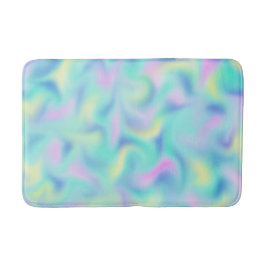 Alfombrilla De Baño Resumen Bonito Pastel Swirls