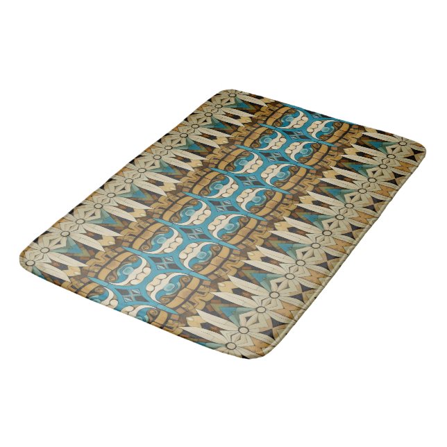 Alfombrilla De Baño Resumen de Art Deco (Angular)