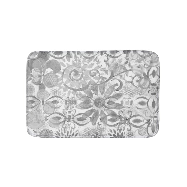 Alfombrilla De Baño Resumen de capa sobre capa (Anverso)