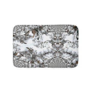 Alfombrilla De Baño Resumen de nieve