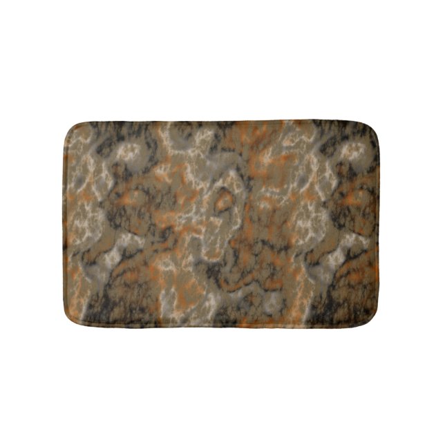 Alfombrilla De Baño Resumen de oliva dorada (Anverso)