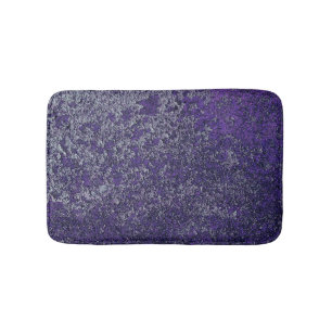 Alfombrilla De Baño Resumen de textura Metalizado de color púrpura osc