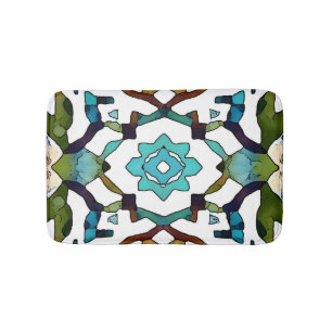 Alfombrilla De Baño Resumen Diseño geométrico Boho 304