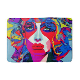 Alfombrilla De Baño Resumen Femenino