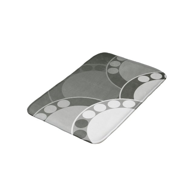 Alfombrilla De Baño Resumen Fern Frond - Green oscuro - Bath Mat (Angular)