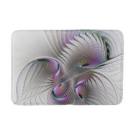 Alfombrilla De Baño Resumen moderno Shy Fantasía Figura Arte Fractal