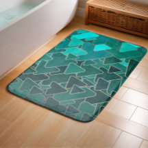 Resumen: triángulo Verde azulado geométrico