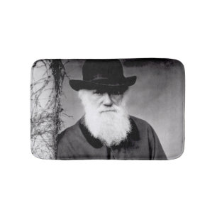 Alfombrilla De Baño Retrato de Charles Darwin 1881