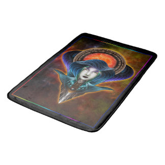 Alfombrilla De Baño Retrato de Trilia Red Nebula