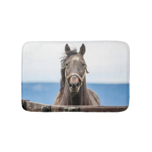 Alfombrilla De Baño Retrato de un caballo