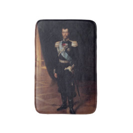 Alfombrilla De Baño Retrato del Zar Nicolás II (por Albert Edelfelt)