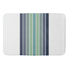 Alfombrilla De Baño Retro Blue & Green Surfboard Stried