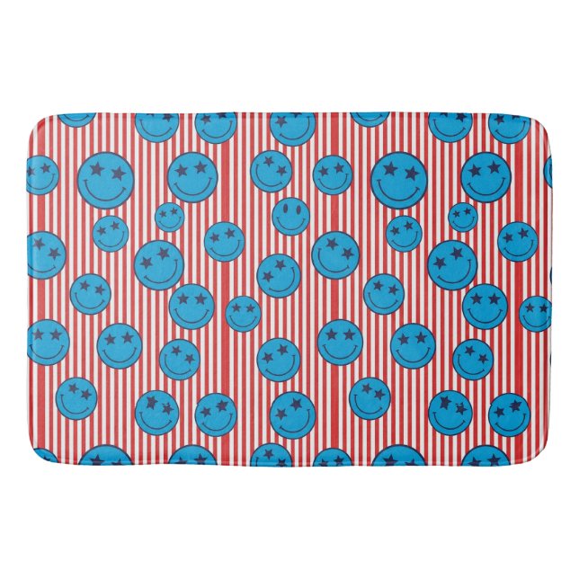 Alfombrilla De Baño Retro Patriota (Anverso)