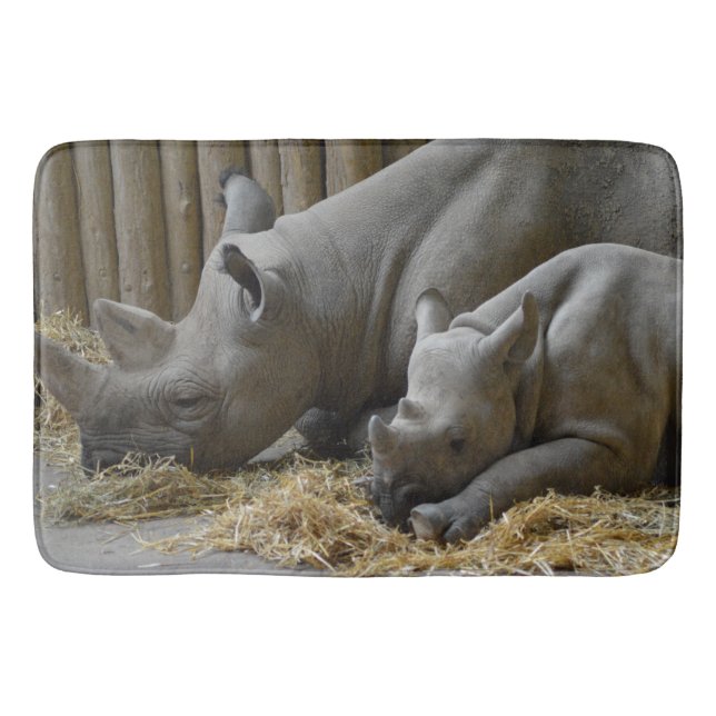 Alfombrilla De Baño Rhinoceros  (Anverso)