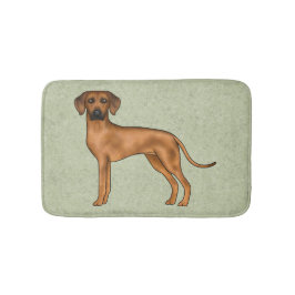 Alfombrilla De Baño Rhodesian Ridgeback Marrón Perro León Africano Ver