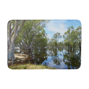 Alfombrilla De Baño Río Murray Australia, Gum Trees,