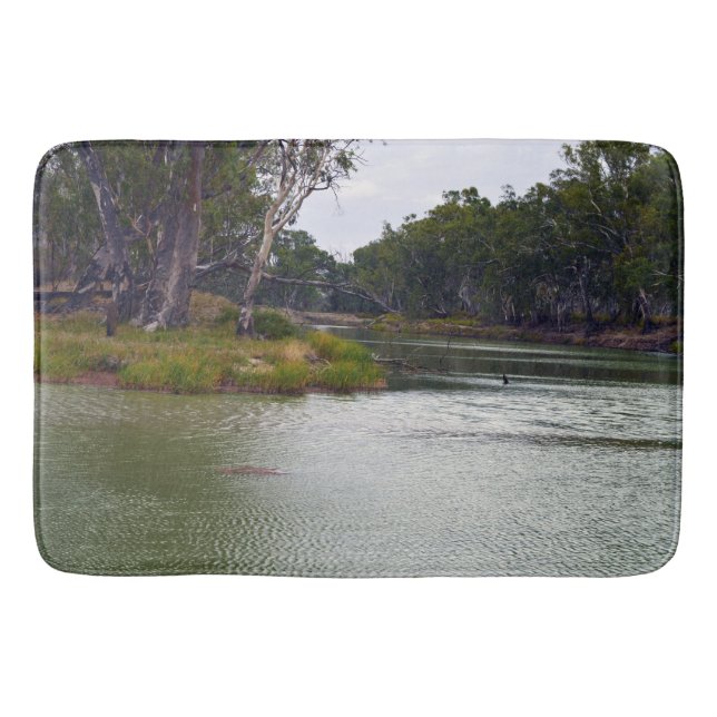 Alfombrilla De Baño Río Murray Australia la curva, Bathmat (Anverso)