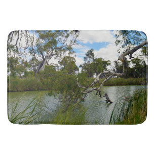 Alfombrilla De Baño Río Murray Australia, ramas de árboles, Bathmat