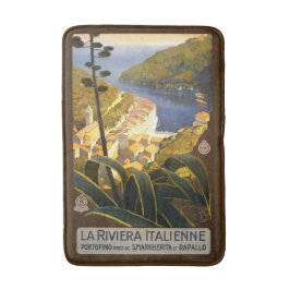 Alfombrilla De Baño Riviera italiana Viaje Vintage Poster esteras de b