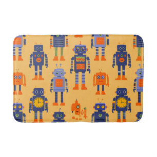Alfombrilla De Baño robot único y divertido