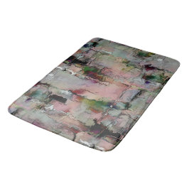 Alfombrilla De Baño Roca colorida predominante salmón a gris verdoso