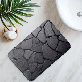 Alfombrilla De Baño Roca de Lava de Imitación