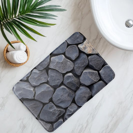 Alfombrilla De Baño Roca de Lava Imitación