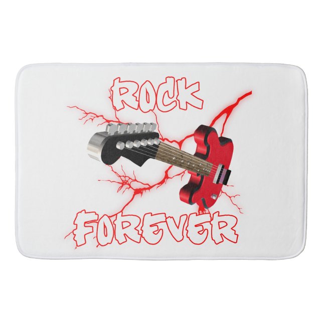 Alfombrilla De Baño Rock para siempre (Anverso)