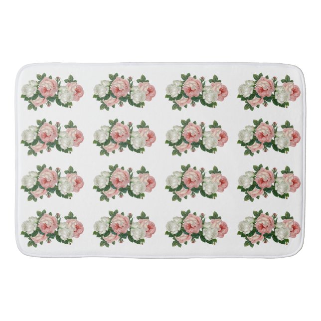Alfombrilla De Baño Romance floral (Anverso)