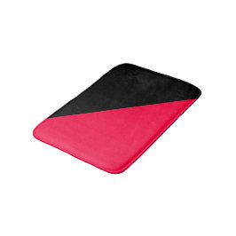 Alfombrilla De Baño Rosa Americana y Colores Negros