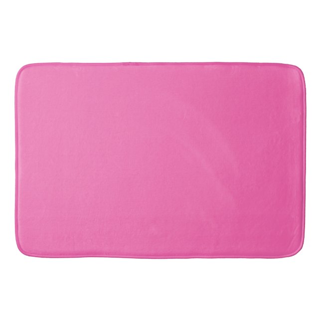Alfombrilla De Baño Rosa caliente (Anverso)