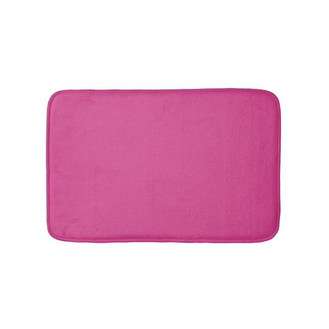 Alfombrilla De Baño Rosa caliente (Anverso)