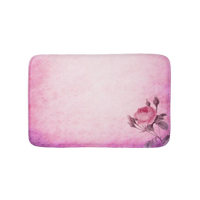 Alfombrilla De Baño Rosa del día de San Valentín (Anverso)