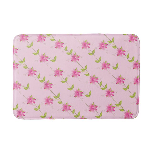 Alfombrilla De Baño Rosa en rosa (Anverso)