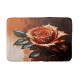 Alfombrilla De Baño Rosa gótico naranja Bath Mat