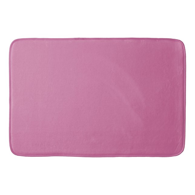 Alfombrilla De Baño rosa liso, sólido, rosa (Anverso)