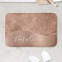 Rosa metálico Purpurina de oro personalizado