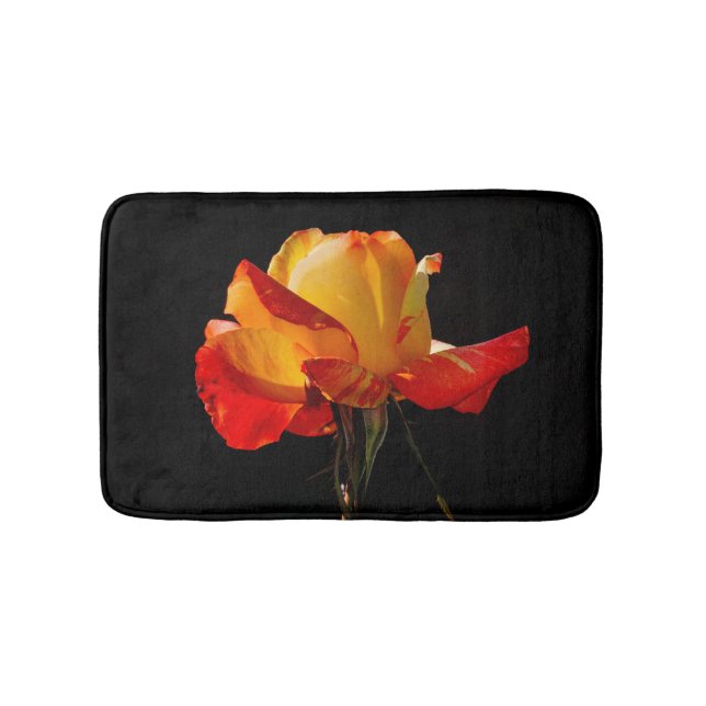 Alfombrilla De Baño Rosa Naranja Peachy (Anverso)