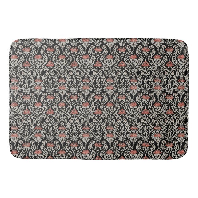Alfombrilla De Baño Rosa Roja (Anverso)