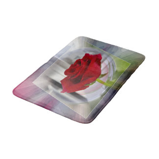 Alfombrilla De Baño Rosa roja 2