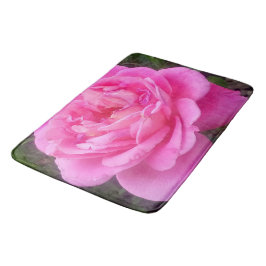 Alfombrilla De Baño Rosa rosa romántico "Leonardo Da Vinci"