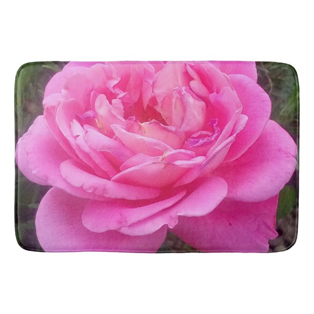 Alfombrilla De Baño Rosa Rosa Rosa "Leonardo Da Vinci" (Anverso)