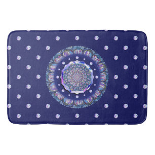 Alfombrilla De Baño Rosario azul