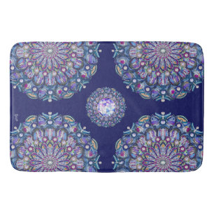 Alfombrilla De Baño Rosario azul