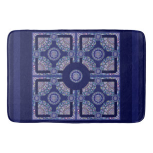 Alfombrilla De Baño Rosario azul
