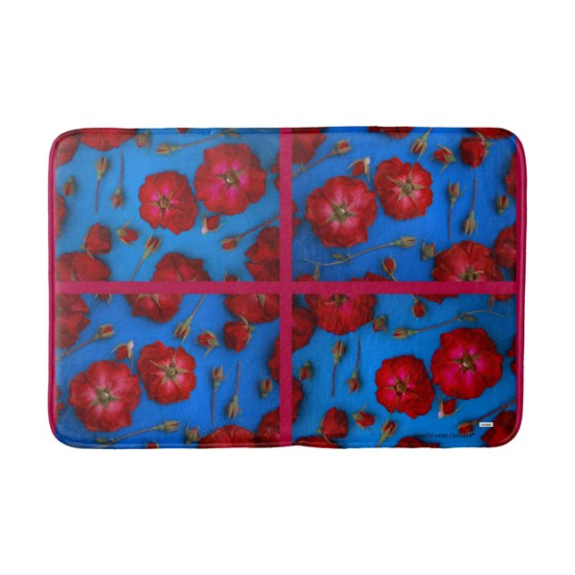 Alfombrilla De Baño Rosas (Anverso)