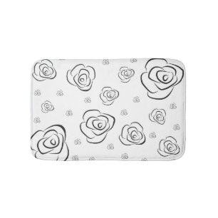 Alfombrilla De Baño Rosas